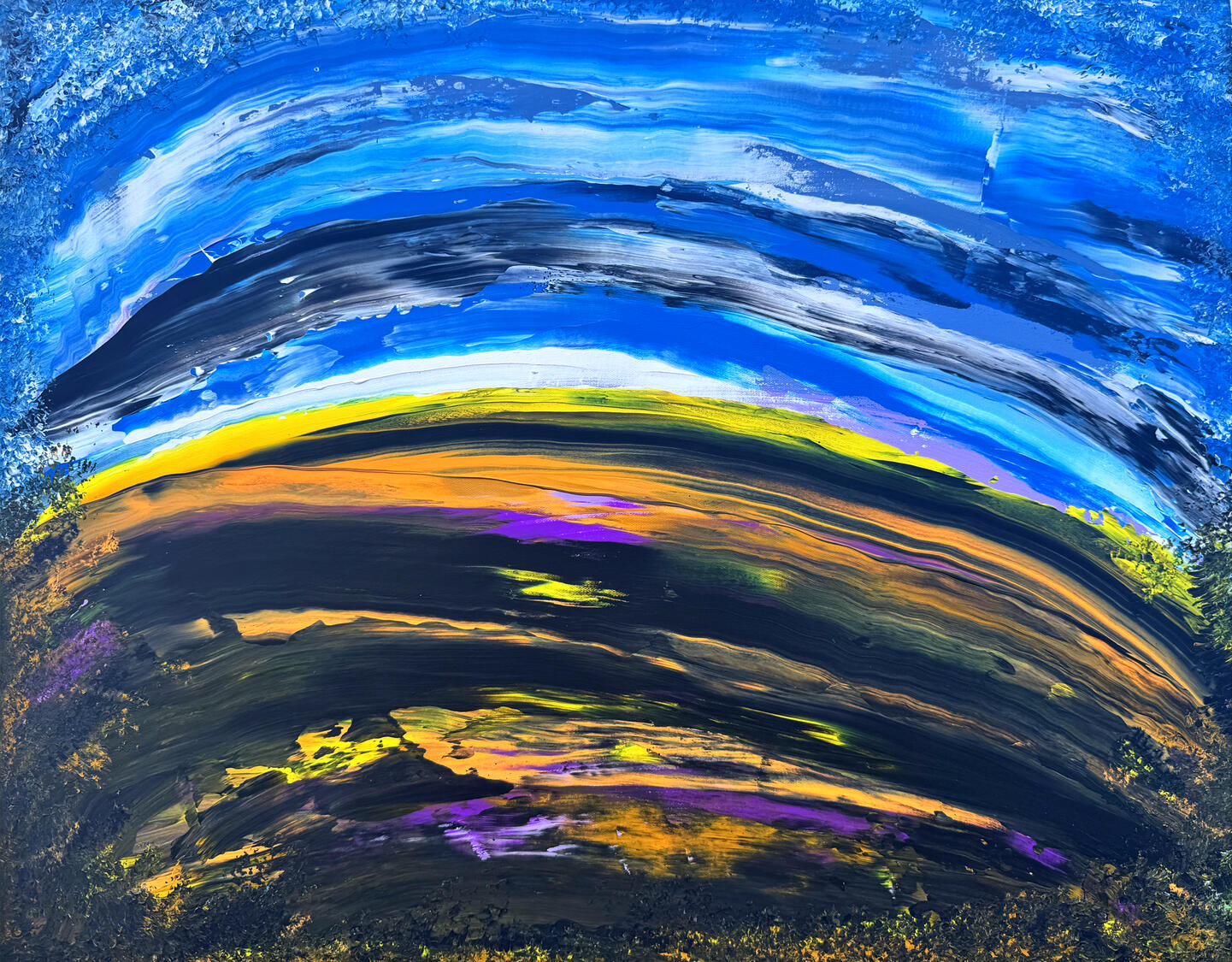 Fractured Calm Abstract | Featured Piece